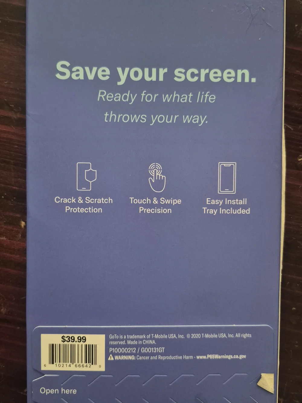 Samsung Galaxy S20 FE 5G Tempered Glass Screen Protector
